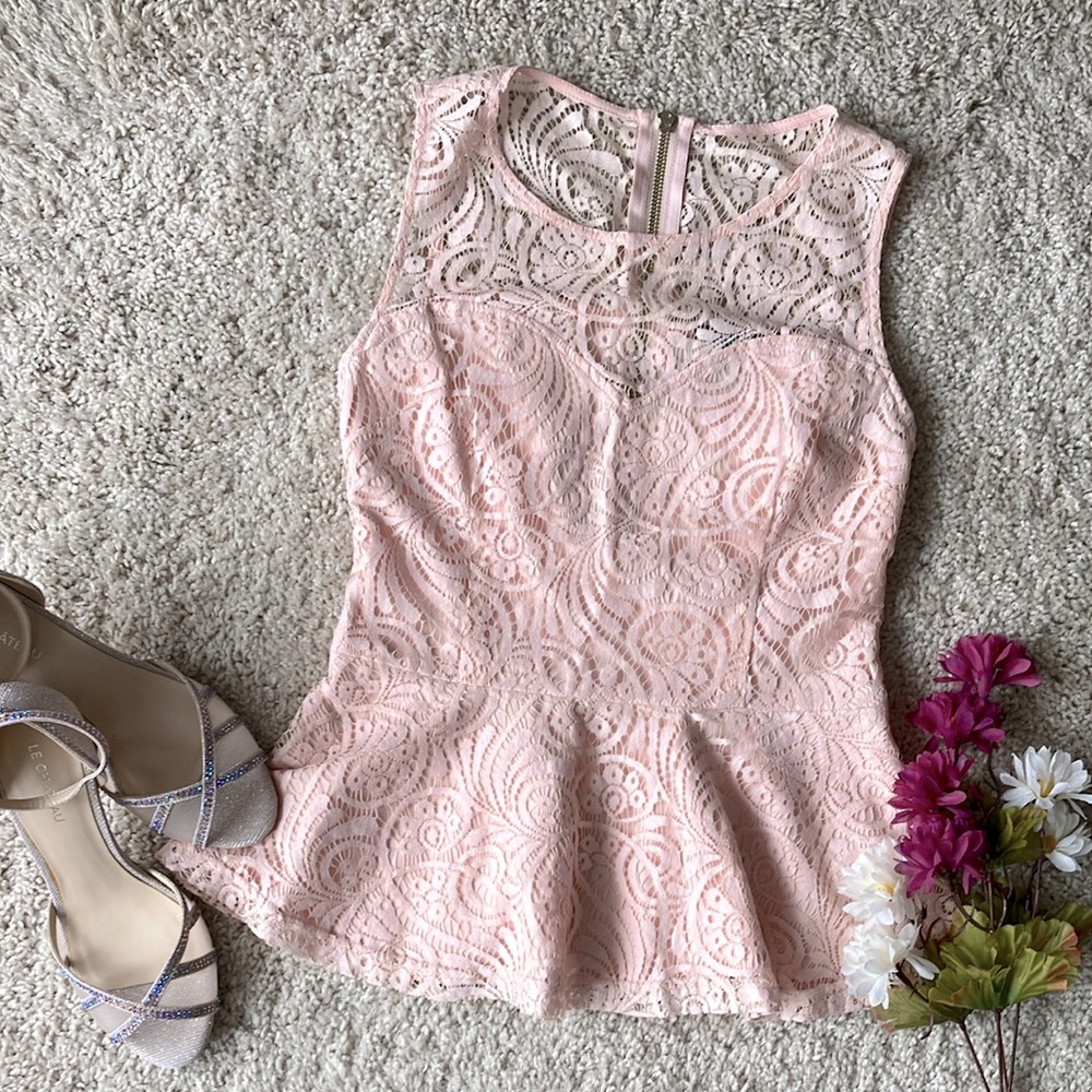 Forever 21 | Blush Lace Top